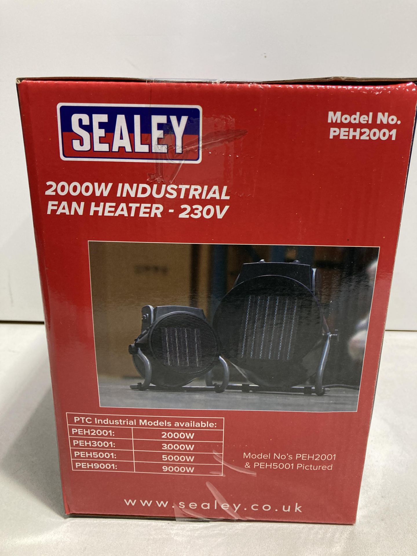 Pair Of Sealey Industrial PTC Fan Heater 230V PEH | Total RRP £66.80 - Image 3 of 3