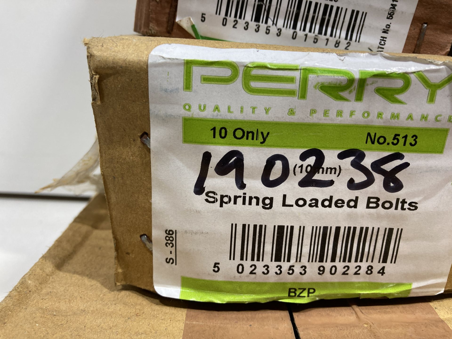 9 Boxes of Various Perry Bolts, Latches & Hasps - Image 7 of 10