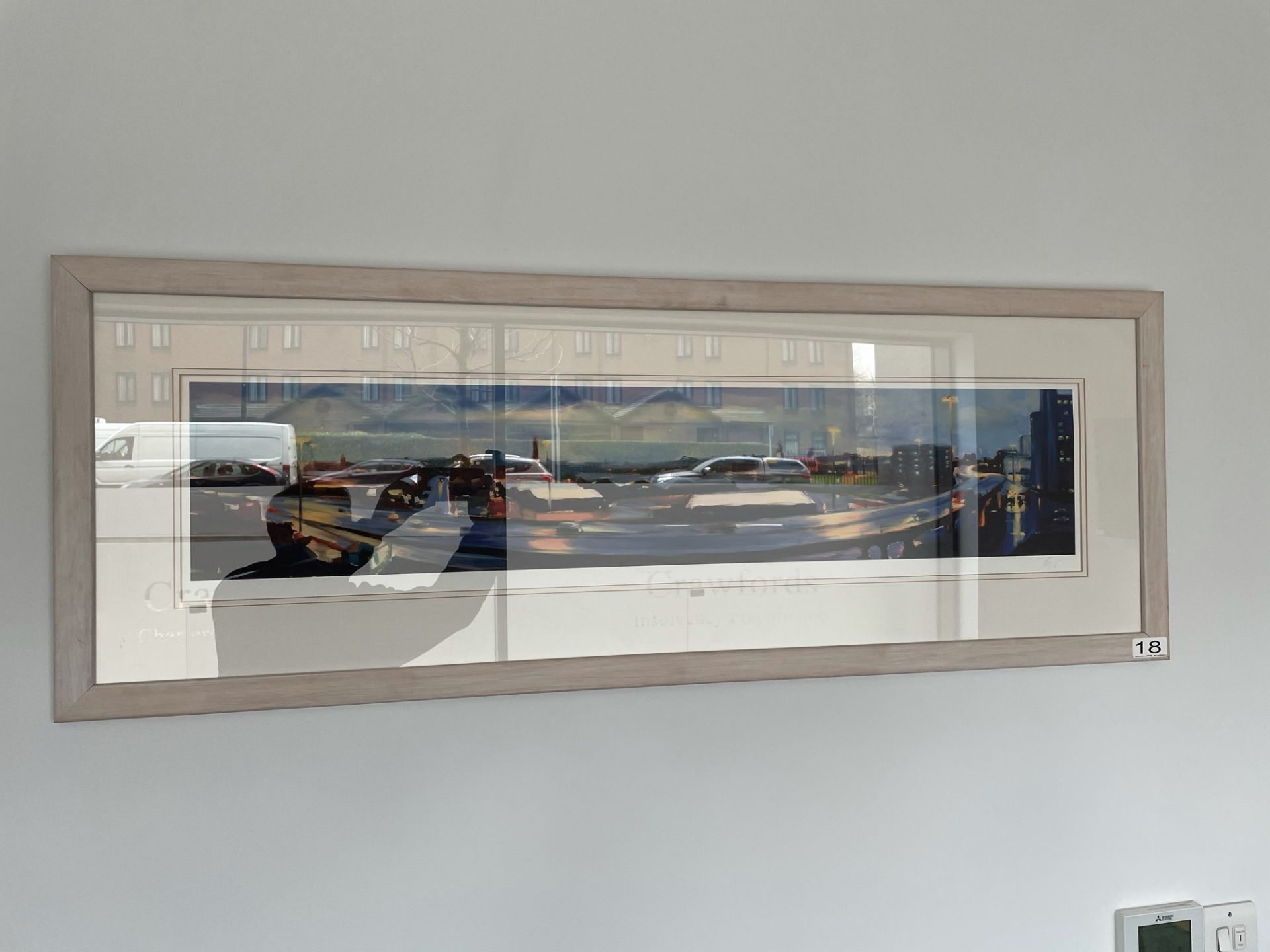 Framed Liam Spencer 'Mancunian Way' Limited Edition Print (21/250) | 132 x 48cm - Image 2 of 2