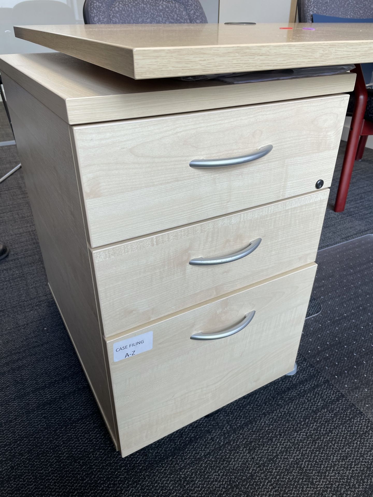 2 x 3 Drawer Under Desk Pedestal Units | NOT MATCHING