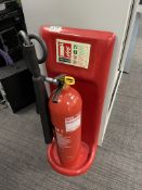 Chubb 5kg Carbon Dioxide Fire Extinguisher w/ Stand
