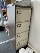 Punchline 4 Drawer Metal Filing Cabinet | NO KEY