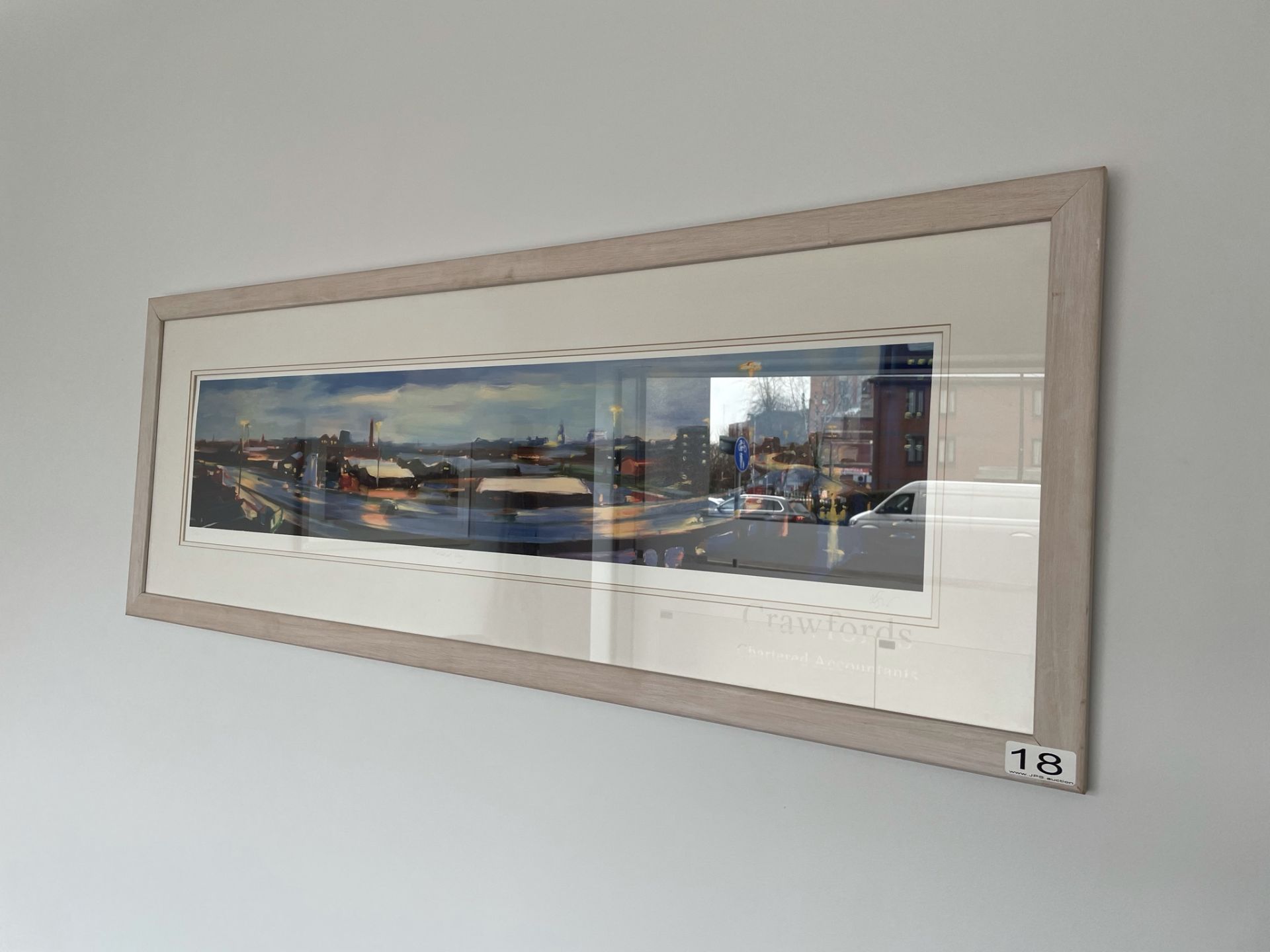 Framed Liam Spencer 'Mancunian Way' Limited Edition Print (21/250) | 132 x 48cm