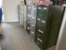 7 x 4 Drawer Metal Filing Cabinets | NO KEY