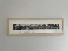 Framed Liam Spencer 'Chapel Street & Blackfriars Road' Limited Edition Print (40/250) | 126 x 37cm