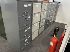 7 x 4 Drawer Metal Filing Cabinets | NO KEY