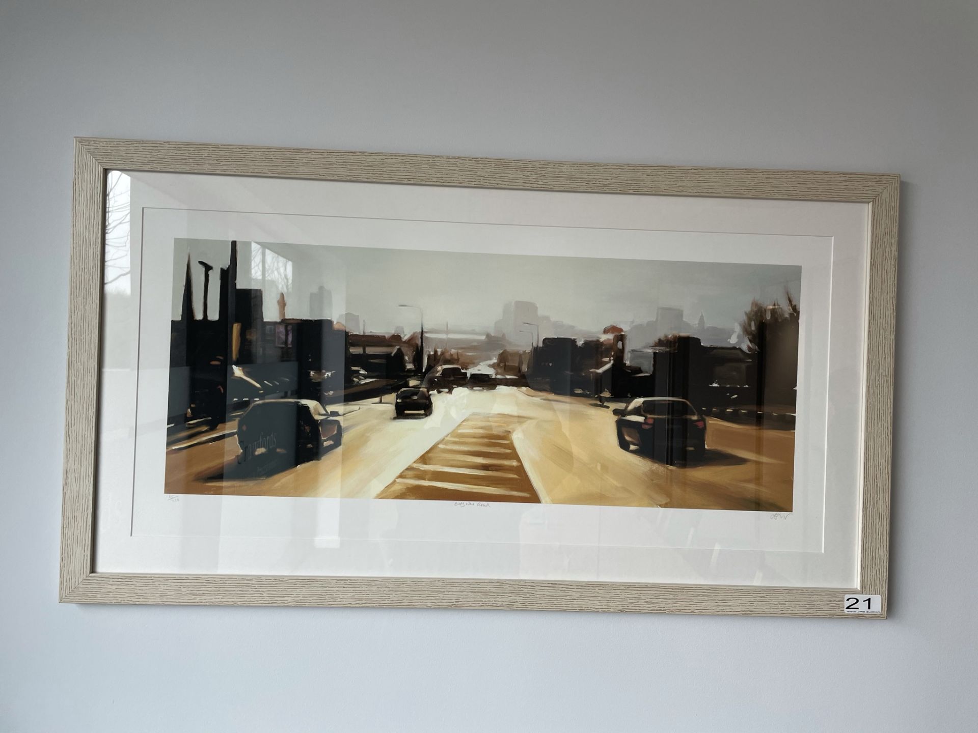 Framed Liam Spencer 'Bury New Road' Limited Edition Print (35/250) | 111 x 61cm - Image 2 of 4