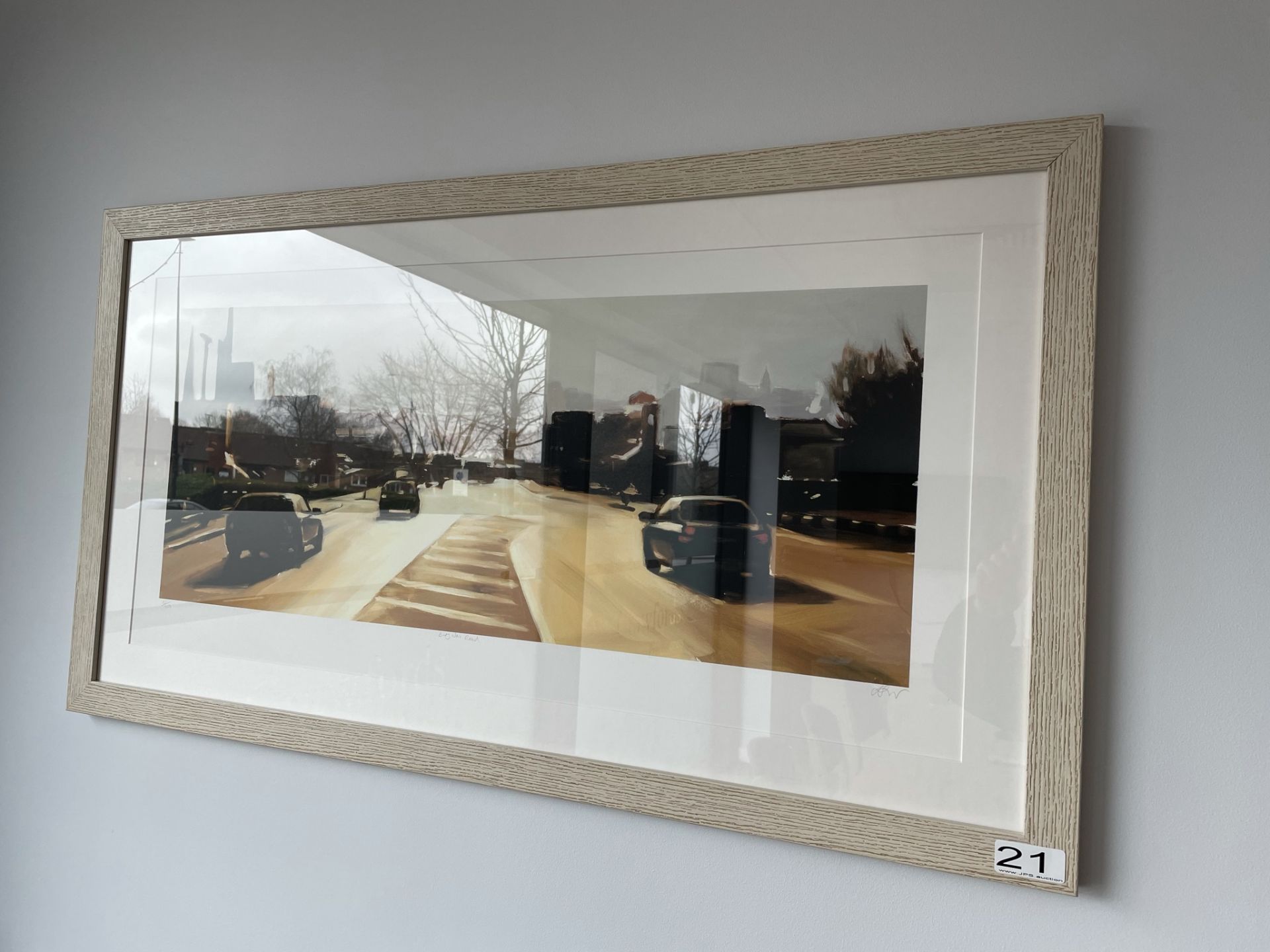 Framed Liam Spencer 'Bury New Road' Limited Edition Print (35/250) | 111 x 61cm