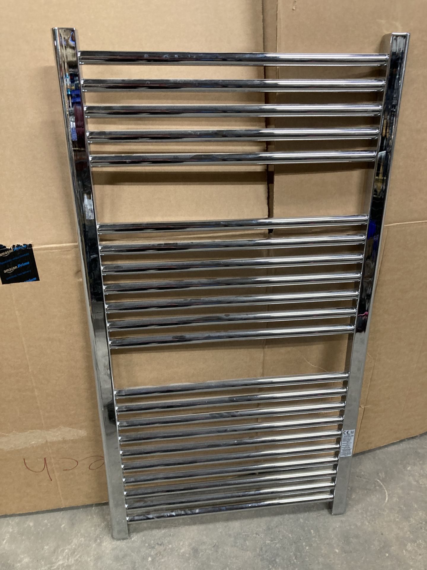 Geyser Prime Chrome Heated Tower Rail