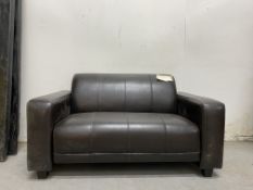 Tiger 2 Seater Faux Leather Sofa