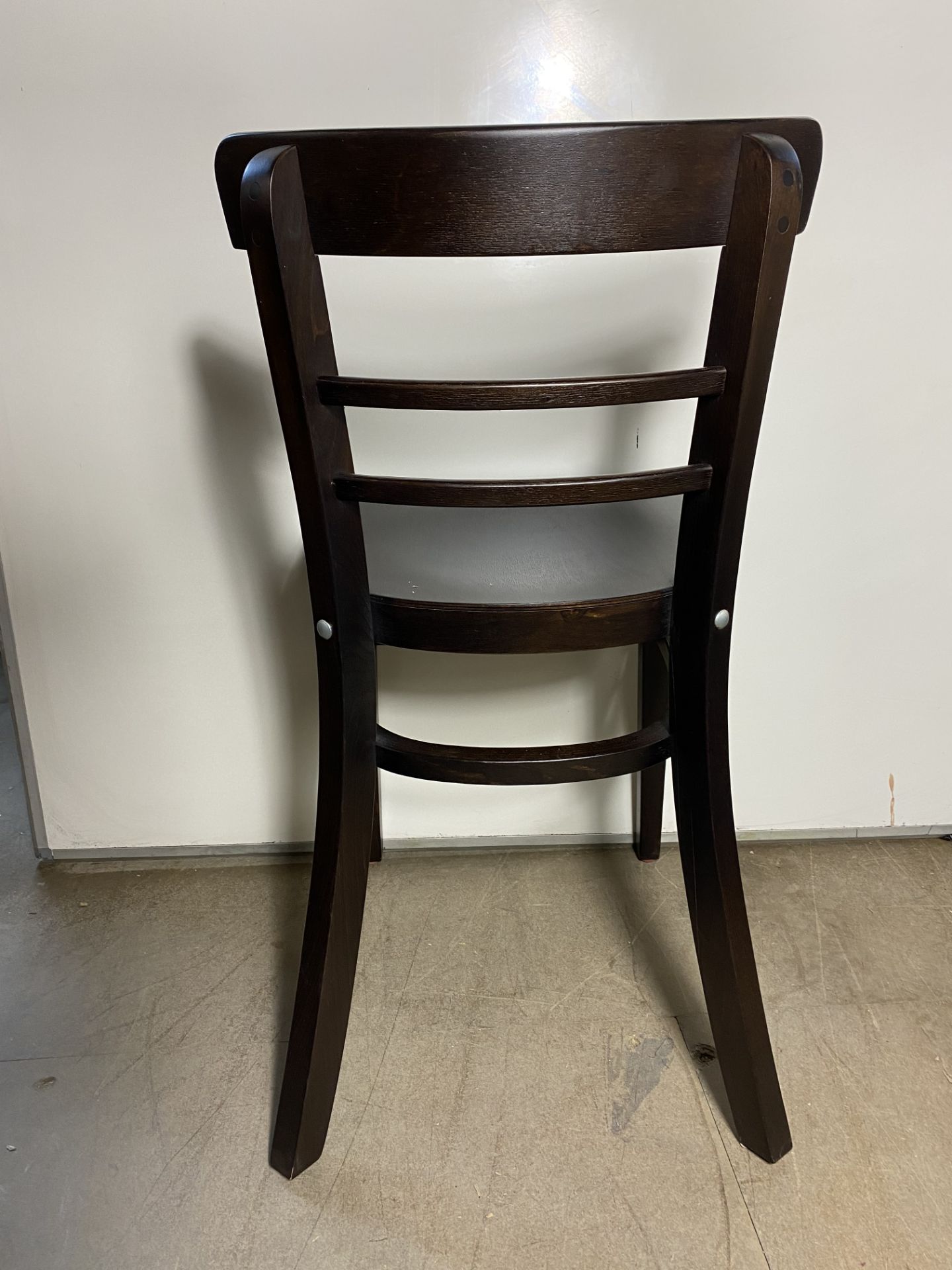 4 x Espresso Side Chairs | BE 3057983 - Image 3 of 5