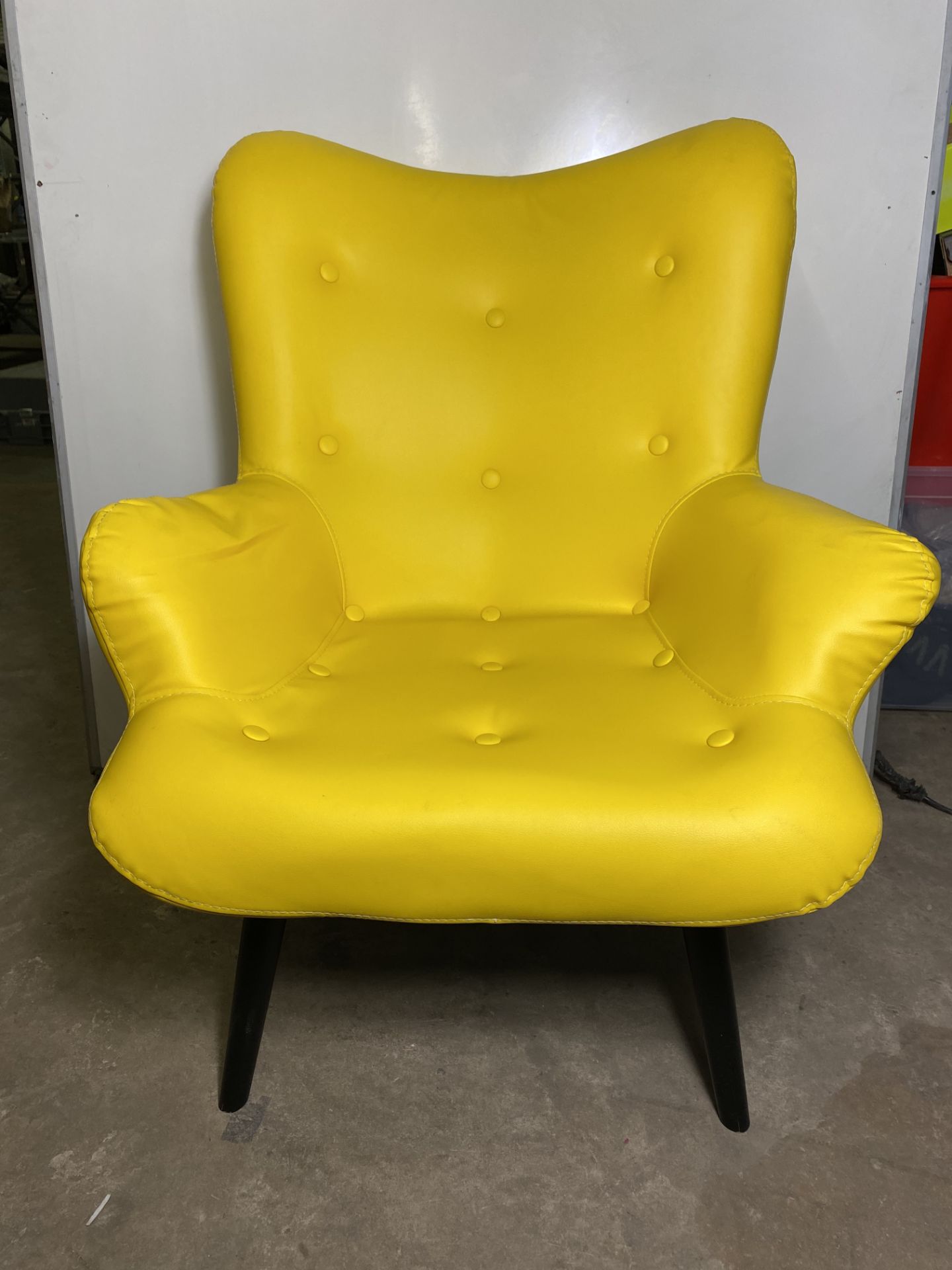 Faux Leather Armchair
