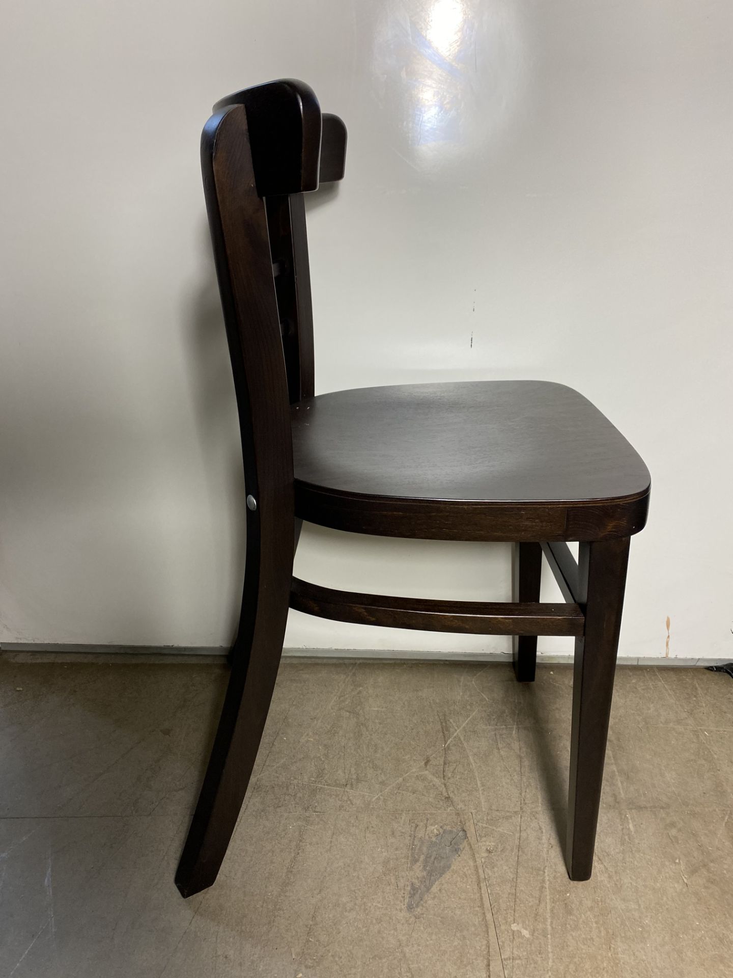 4 x Espresso Side Chairs | BE 3057983 - Image 3 of 6