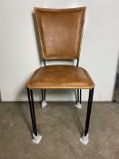 4 x Iron Leather Chairs | 2099
