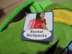 50 x Brand New and Sealed Animal Design Blanket Backpack | Total RRP £750