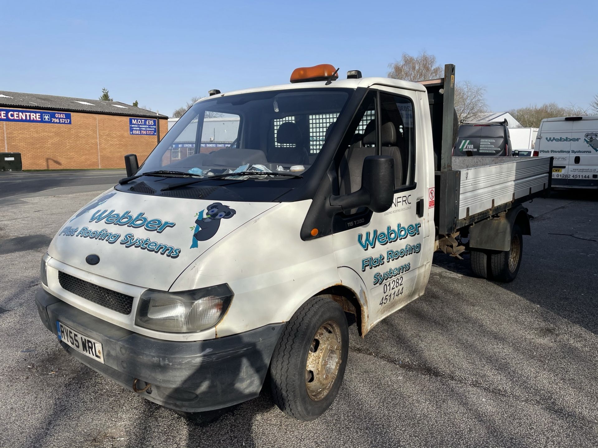 Ford Transit 350 MWB TD Diesel Tipper/Flatbed Truck | 55 Plate | 152,609 Miles - Image 3 of 8