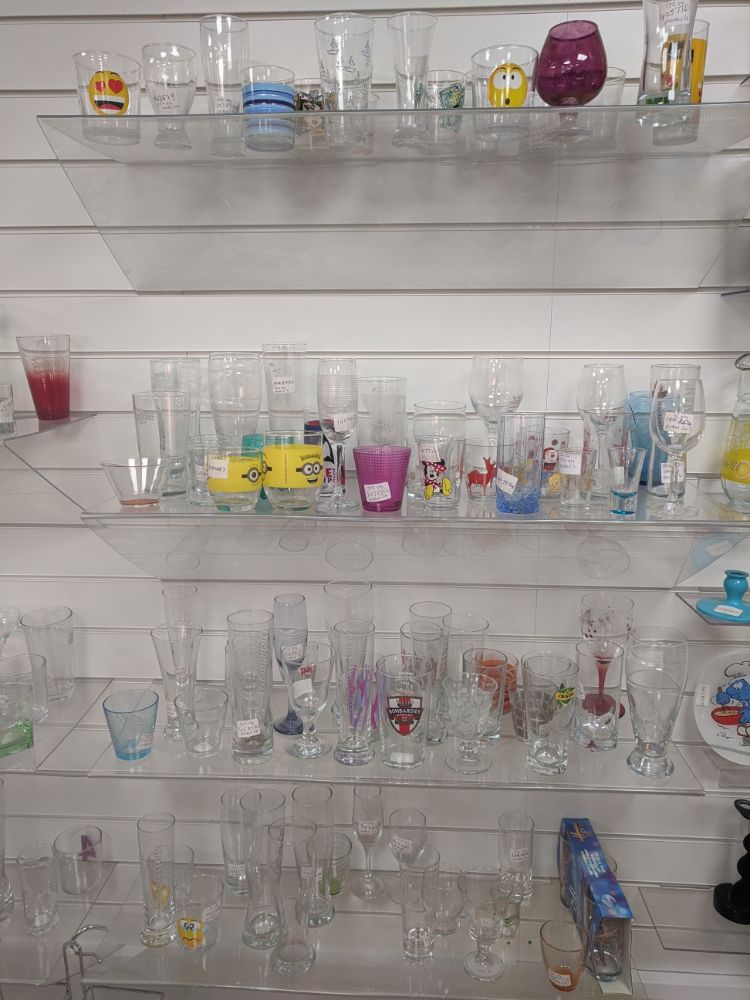 Bulk Lots of Glassware | Styles Incl: Glasses for Wine, Shots, Brandy, Champagne | Novelty Glasses | Assorted Colours | Ends  22 April 2021