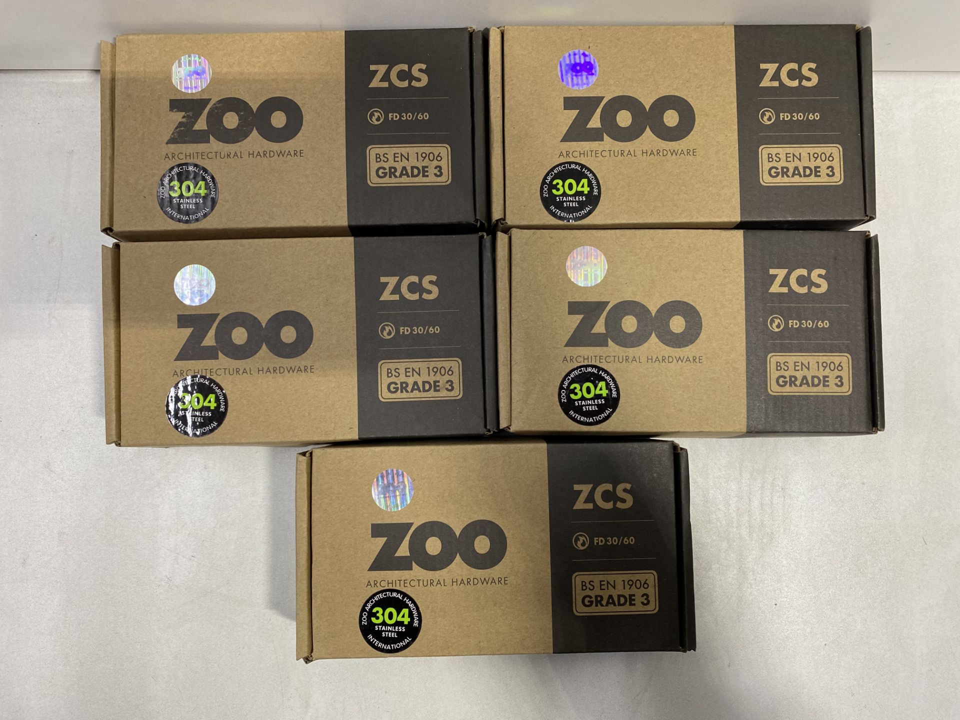 5 x Pairs of Zoo Hardware Door Handles | ZCS030SS | Total RRP £45 - Image 2 of 4