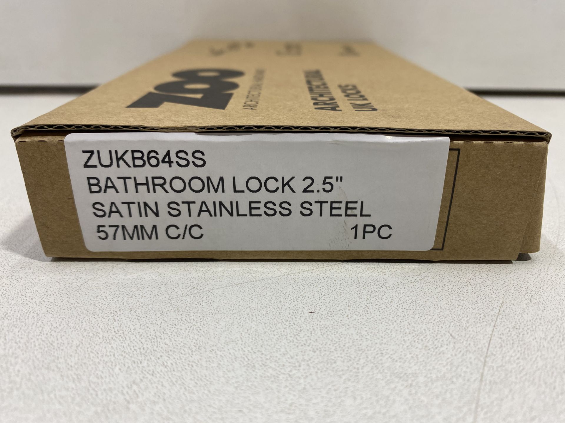 18 x Zoo Hardware Bathroom Locks | ZUKB64SS | Total RRP £296.46 - Image 3 of 4