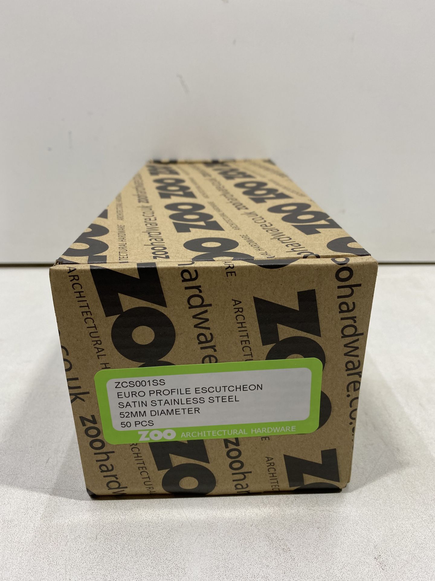 2 x Boxes Of Zoo Hardware Euro Profile Escutcheon | ZCS001SS | 50 Per Box - Image 2 of 2