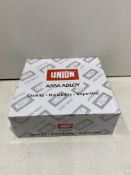18 x Assa Abloy Union Lever Door Handles | J-1000 RRS01SS