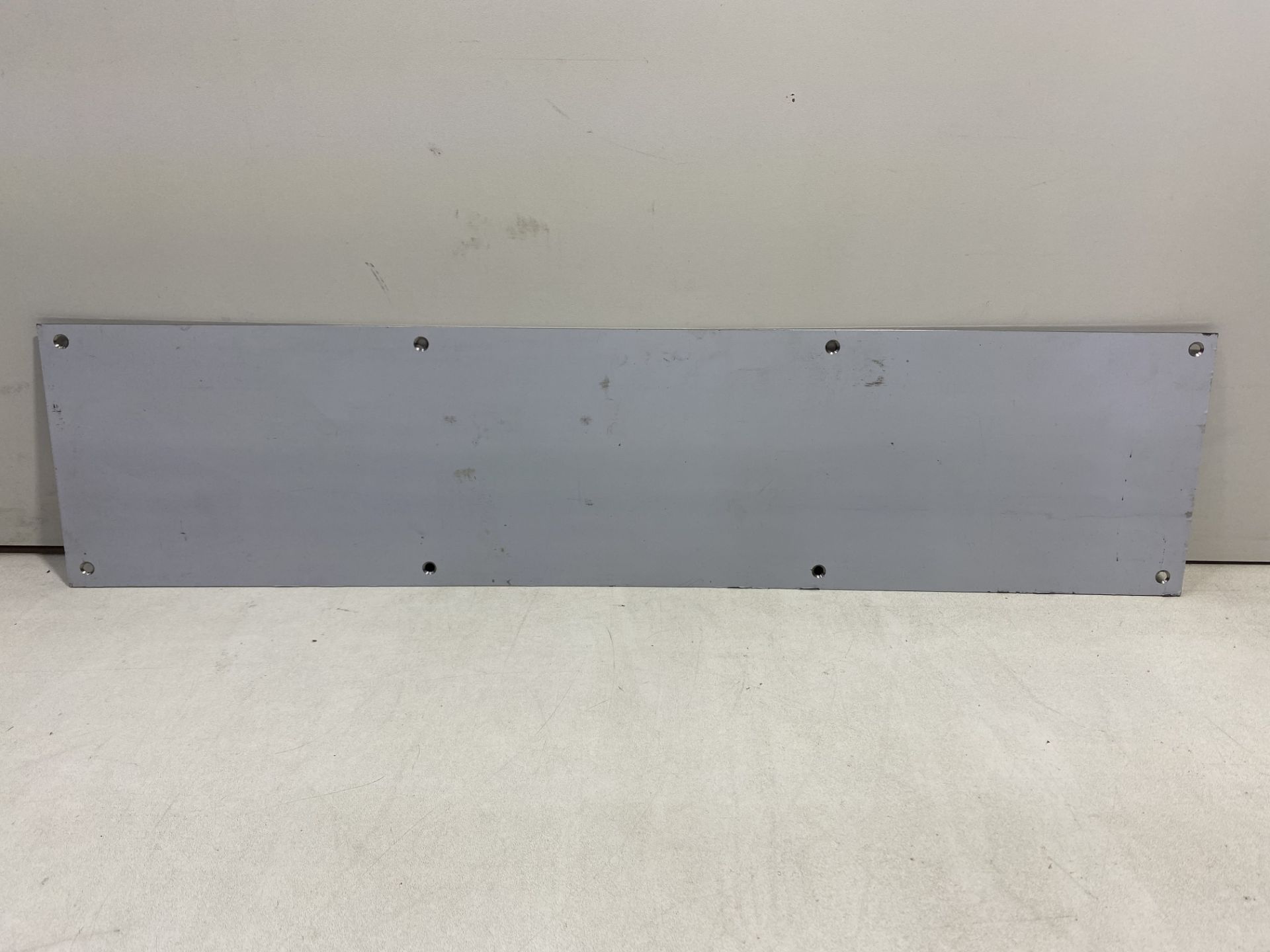 Approximately 60 x Various Sized Screw On Stainless Steel Door Push Plates - Image 4 of 10