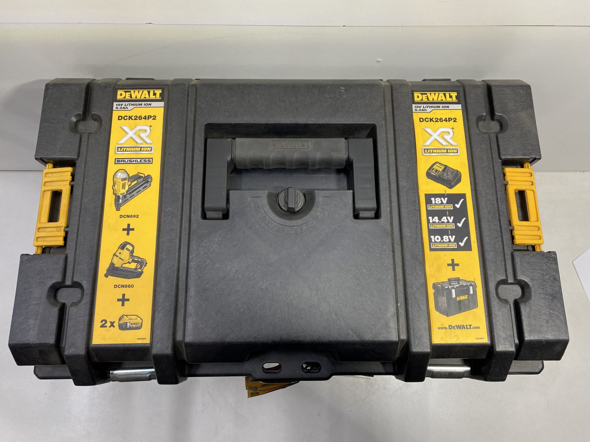 Case For DeWalt DCK264P2 18V XR Brushless Nail Gun Twin Kit T-STACK | **Nail Guns Not Included** - Image 2 of 5