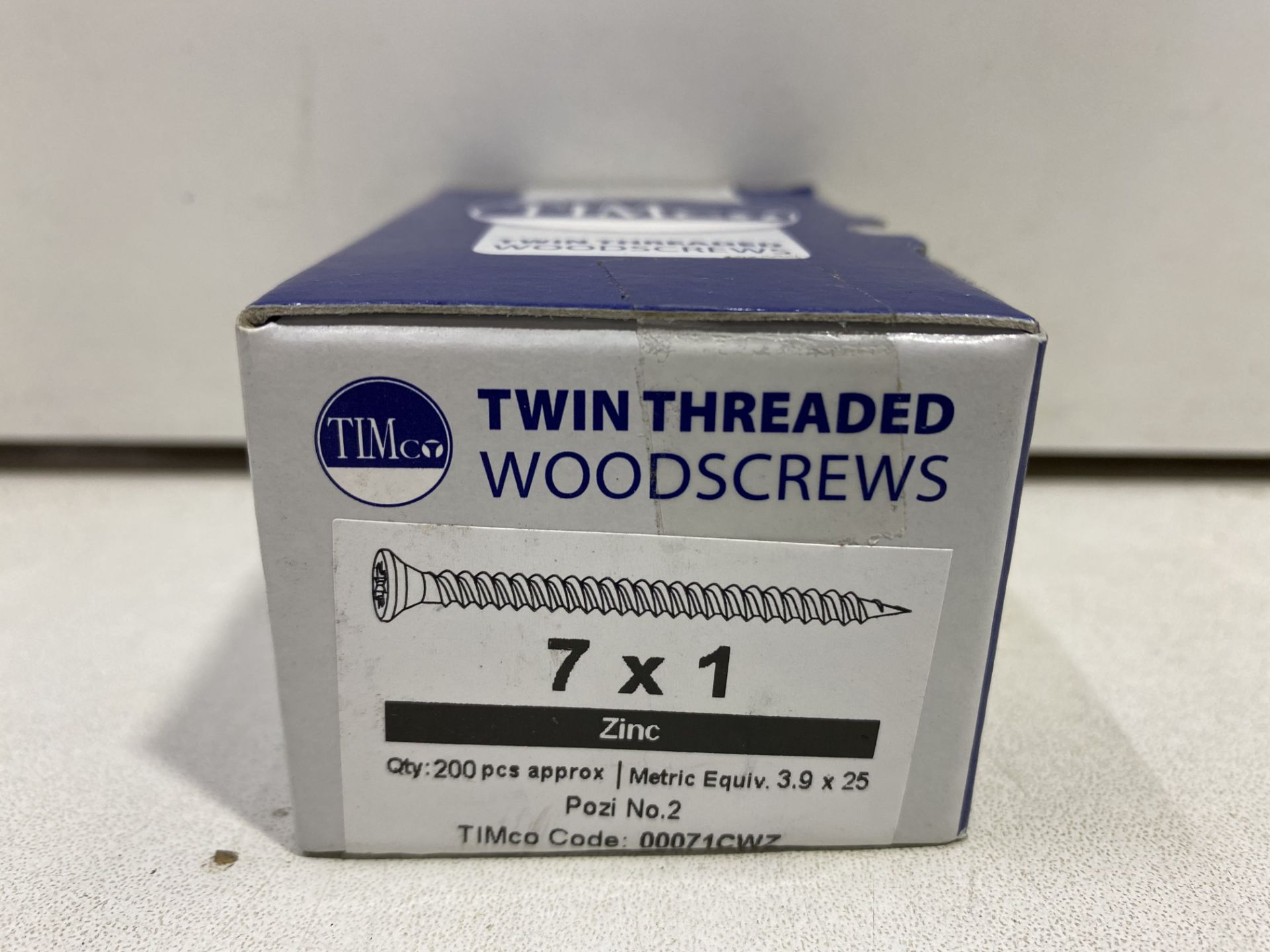 9 x Boxes Of Various Sized TimCo Twin Threaded Woodscrews - Image 7 of 7
