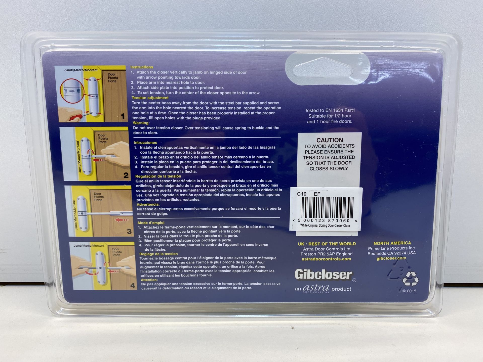 6 x Astra Gibcloser Safety Door Closers | Total RRP £89 - Image 2 of 3