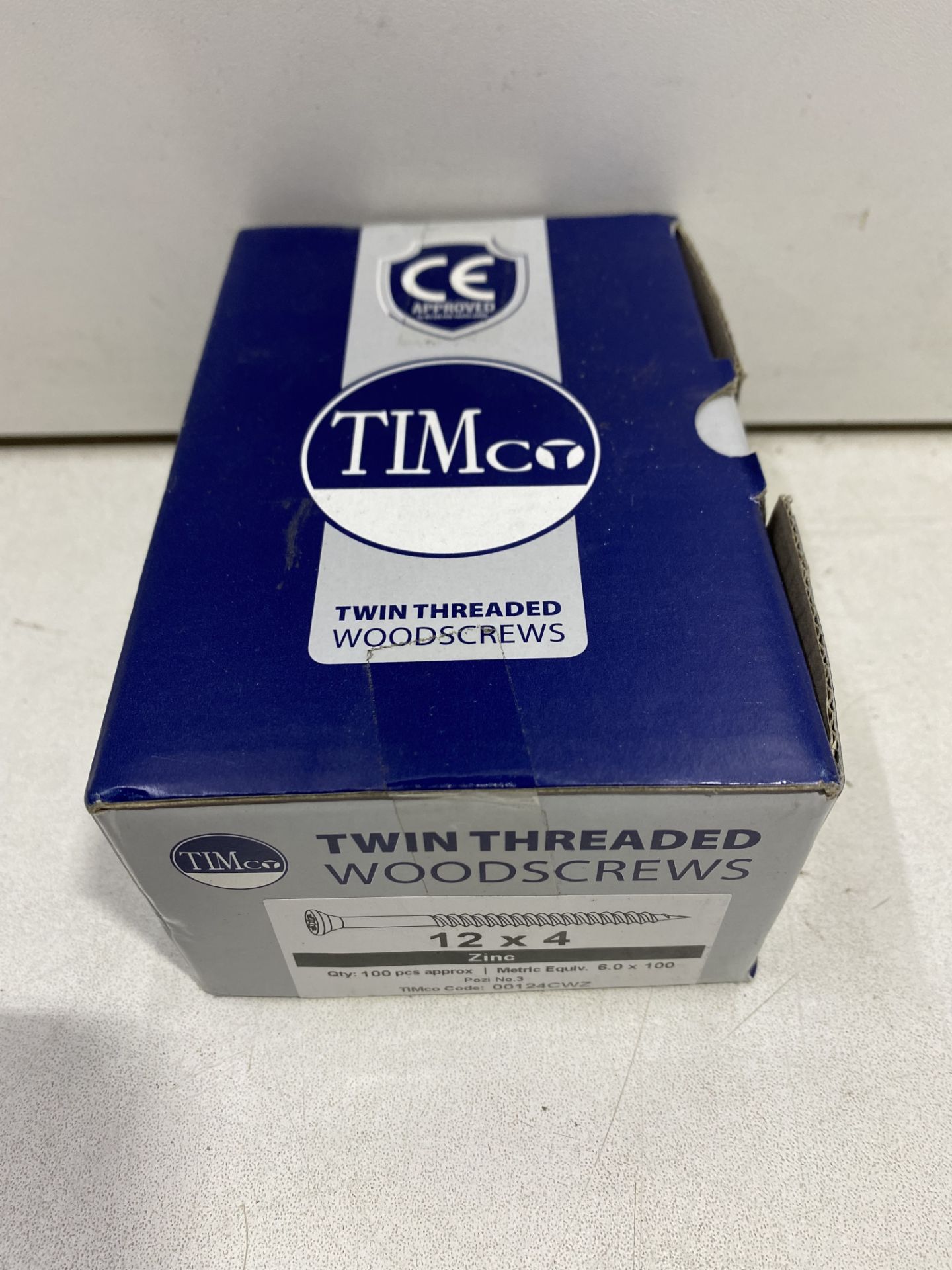 9 x Boxes Of Various Sized TimCo Twin Threaded Woodscrews - Image 2 of 7
