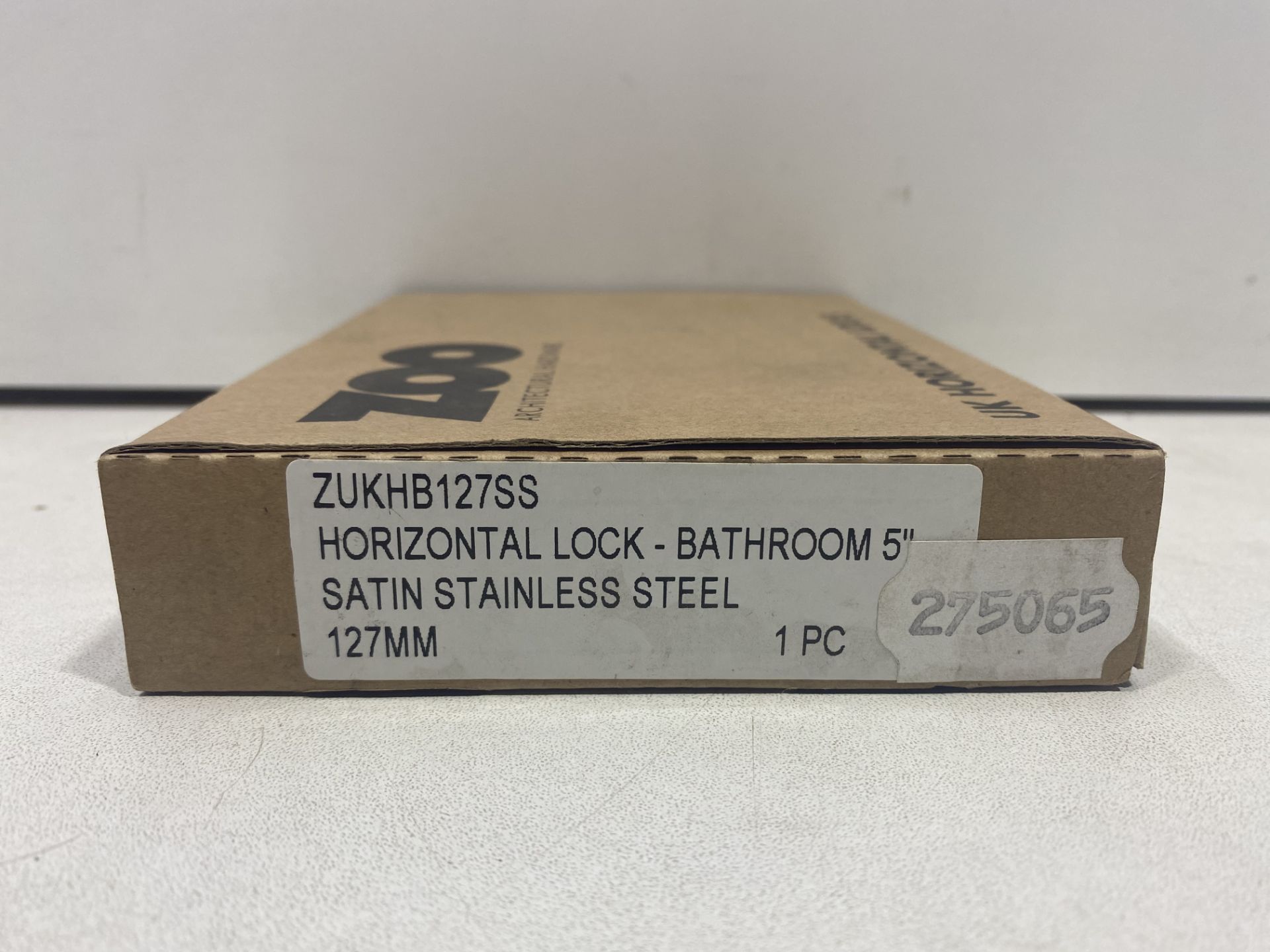 6 x Zoo Hardware Horizontal Bathroom Locks | ZUKHB127SS | Total RRP £109.38 - Image 3 of 4