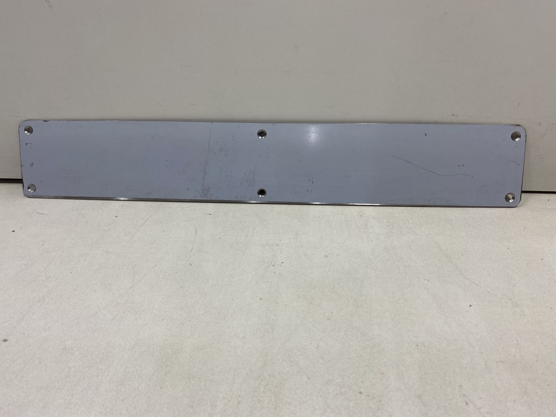 Approximately 60 x Various Sized Screw On Stainless Steel Door Push Plates - Image 10 of 10