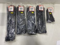 5 x Packets Of Various Sized TimCo Cable Ties