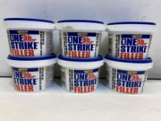 6 x Everbuild One Strike Filler | HH0119106530 | 250ml