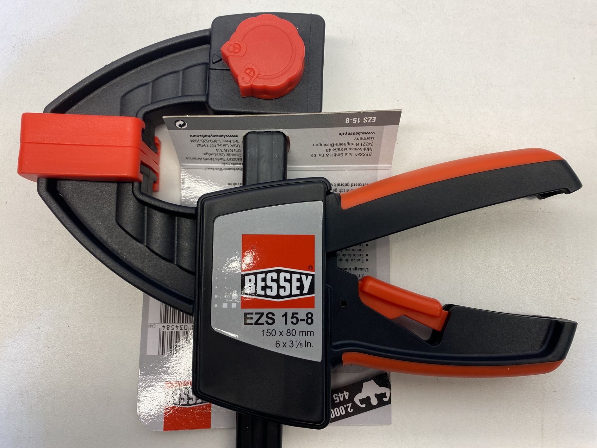 6 x Bessey Single-Hand Clamps | EZS15-8 | Total RRP £125 - Image 4 of 5