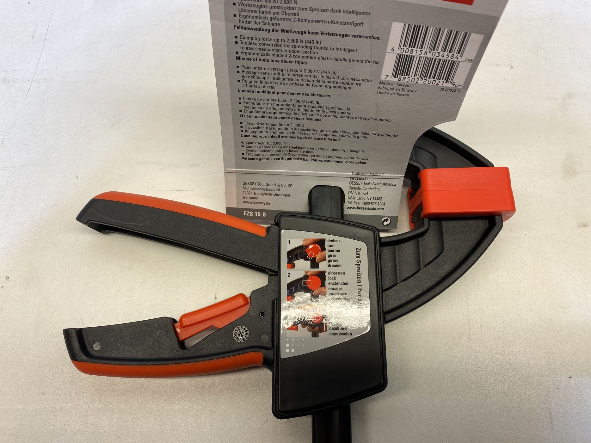 6 x Bessey Single-Hand Clamps | EZS15-8 | Total RRP £125 - Image 5 of 5