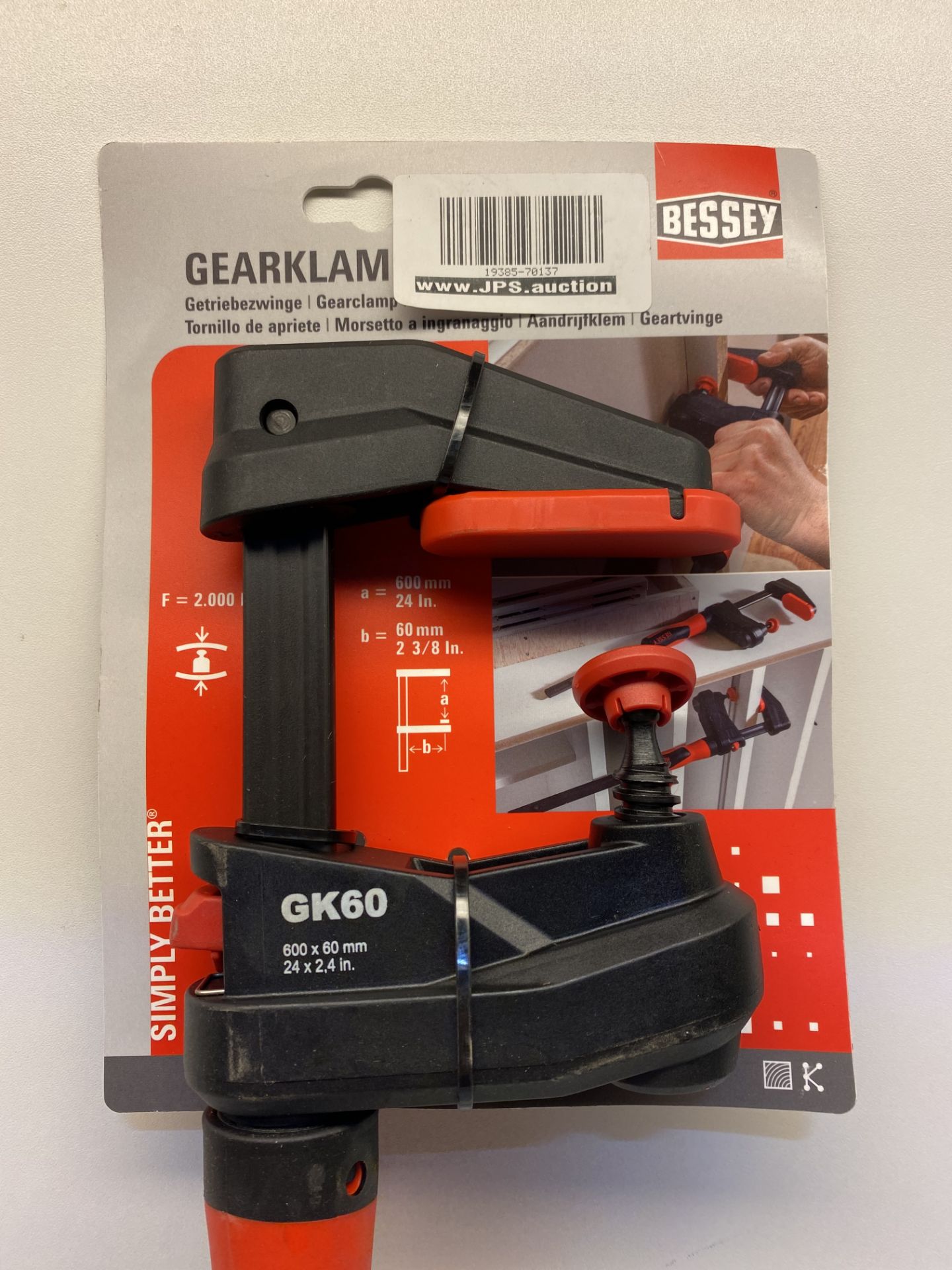 4 x Bessey GK60 600mm Gearclamp GK Transmission Clamp 600/60 - Image 2 of 2