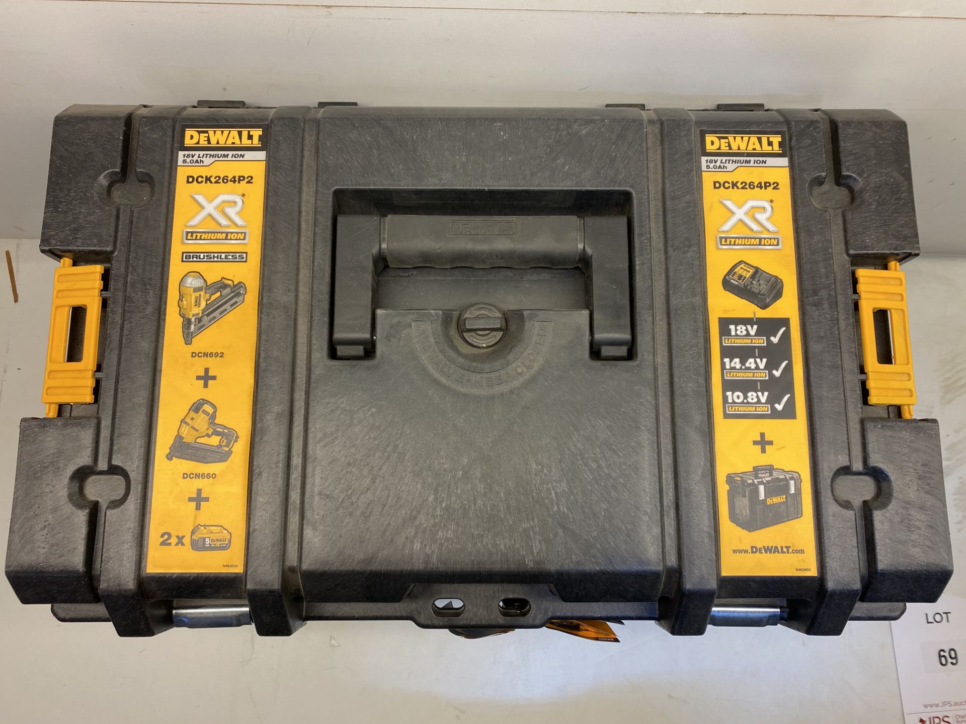 DeWalt Brushless Nail Gun Twin Kit T-STACK | CASE ONLY! | Nail Guns Not Included - Image 2 of 4