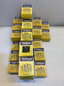 34 x Boxes Of Various Challenge Fine Cut Tacks & Veneer Pins