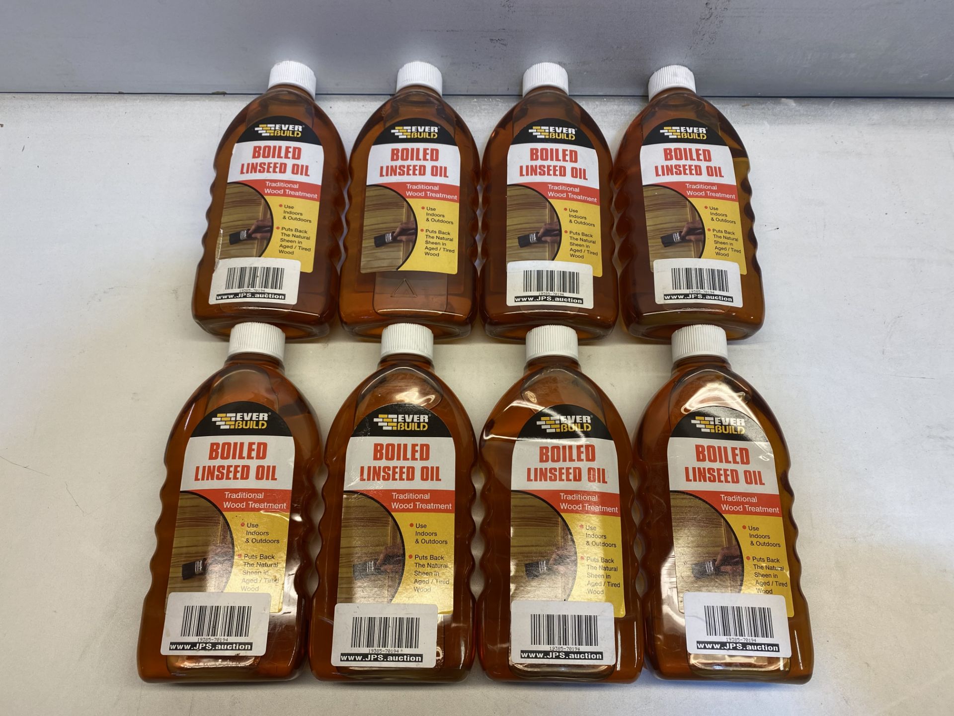 8 x Everbuild Boiled Linseed Oil Wood Protection Treatment | 500ml