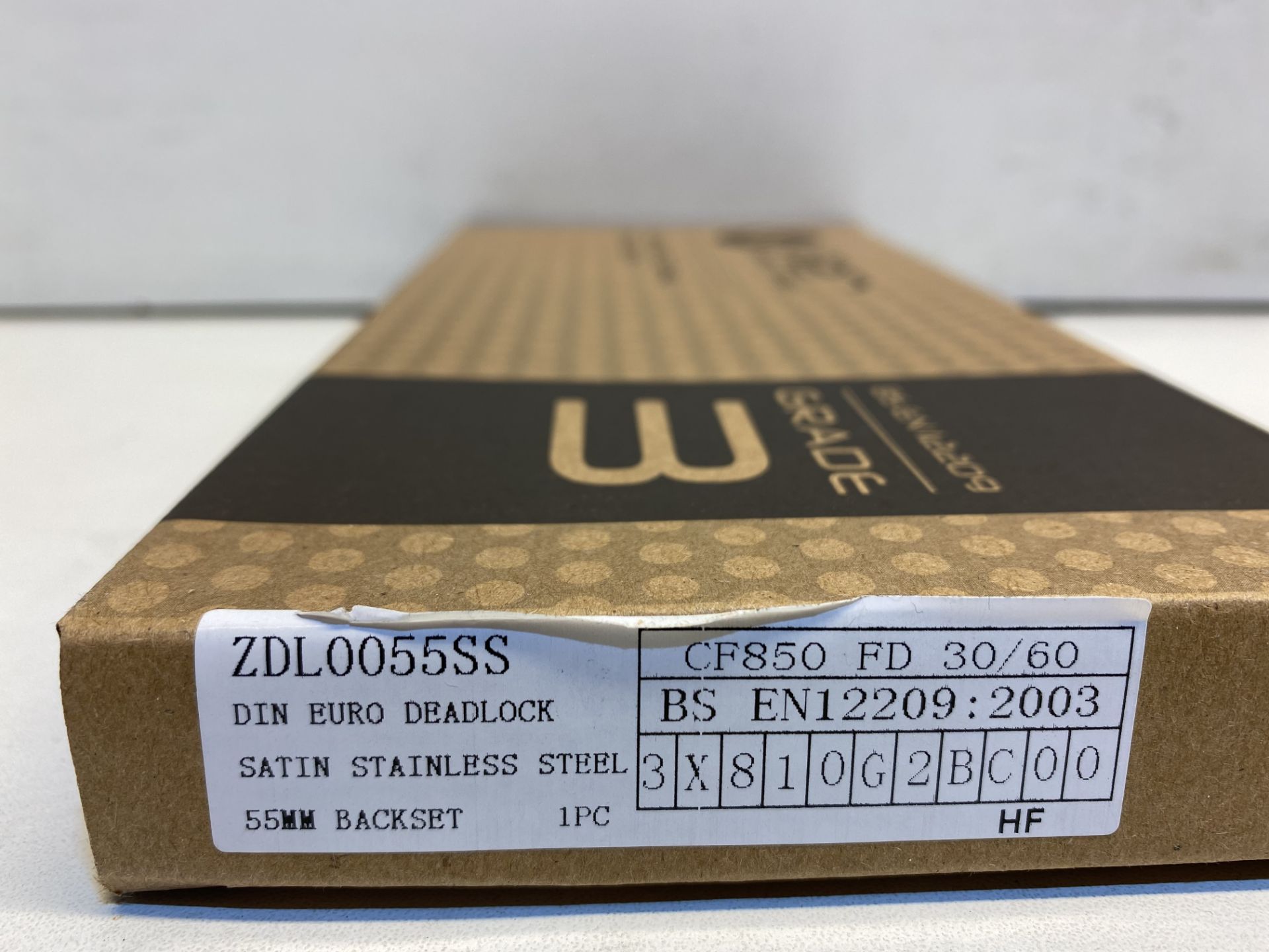 16 x Zoo Hardware Din Euro Deadlock | ZDL0055SS - Image 3 of 3