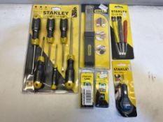 Mixed Lot Of Various Stanley Tools & Accessories