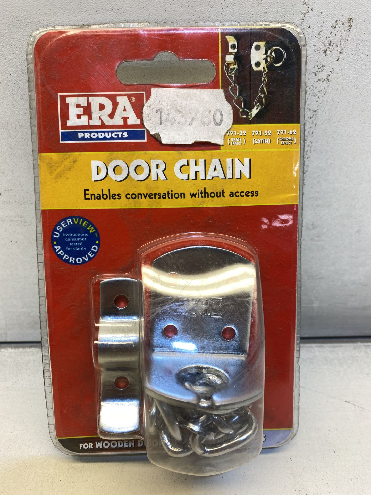 5 x ERA 791 Door Chain - Satin Chrome 791-52 - Image 2 of 3