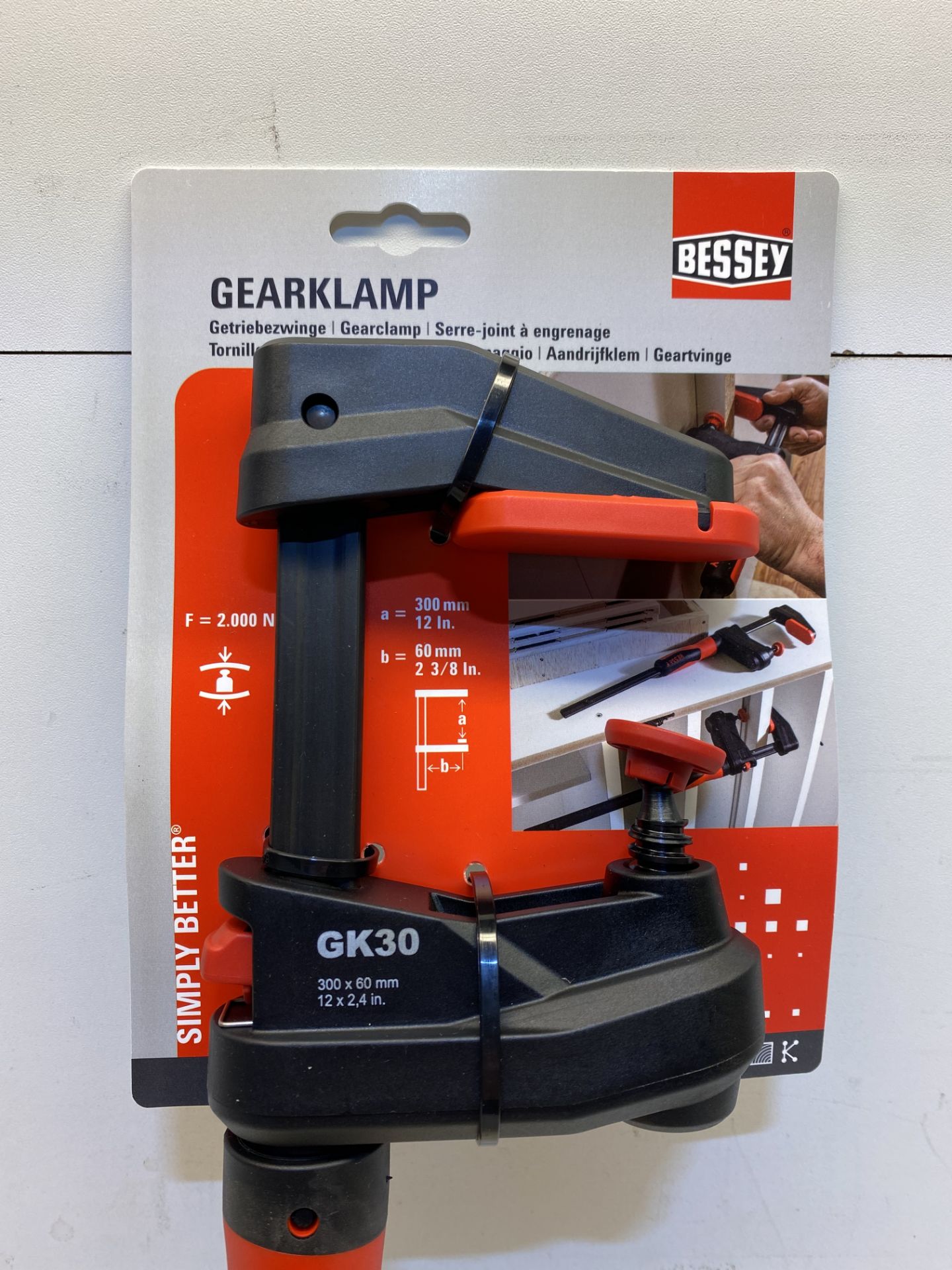 6 x Bessey GK30 300mm Gearclamp GK Transmission Clamp 300/60 - Image 2 of 2