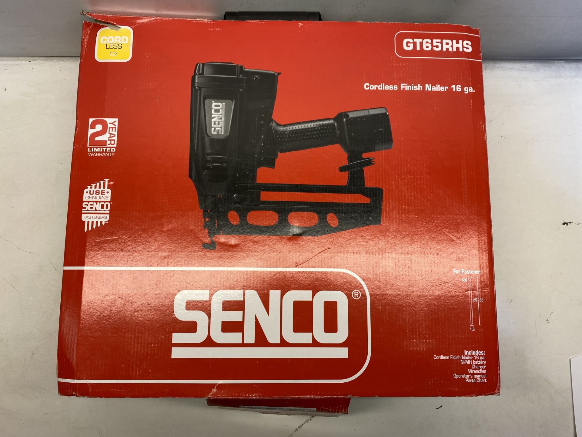 Senco GT65RHS Cordless Finish Nailer | Empty Carry Case - Image 4 of 4
