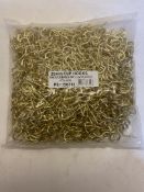 4 x Unbranded Bags Of 25mm Cup Hooks | 1000 Per Bag