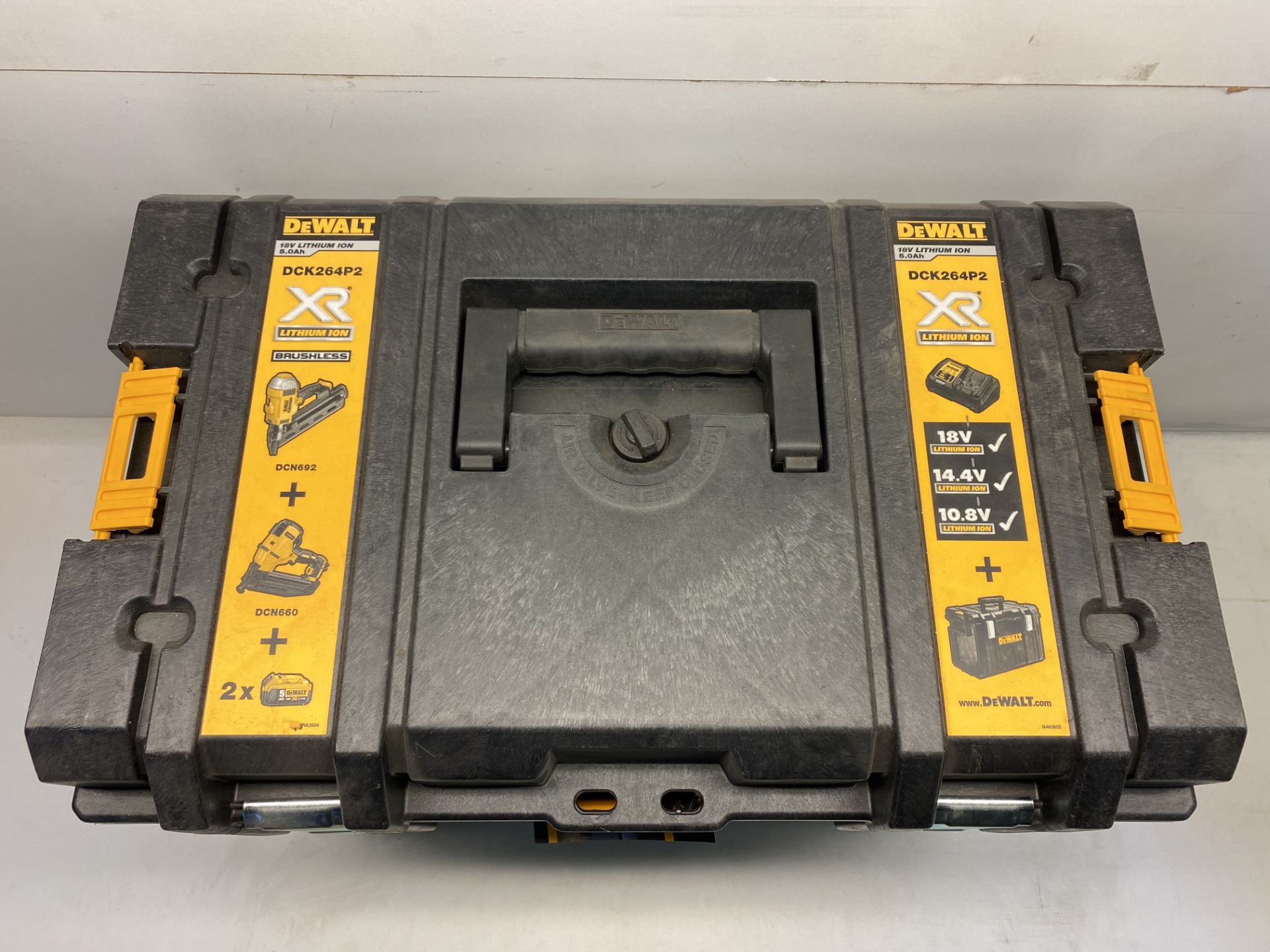DeWalt Brushless Nail Gun Twin Kit T-STACK | Case Only! | Nail Guns Not Included | DCK264P2 - Image 2 of 5