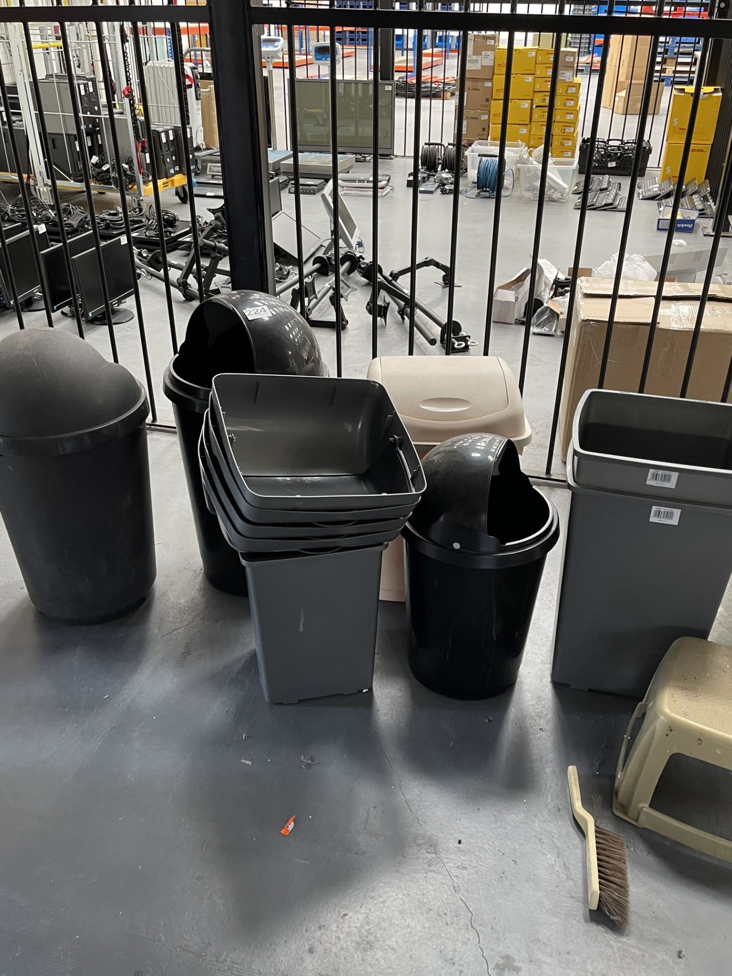 Quantity of Plastic Waste Bins as per pictures