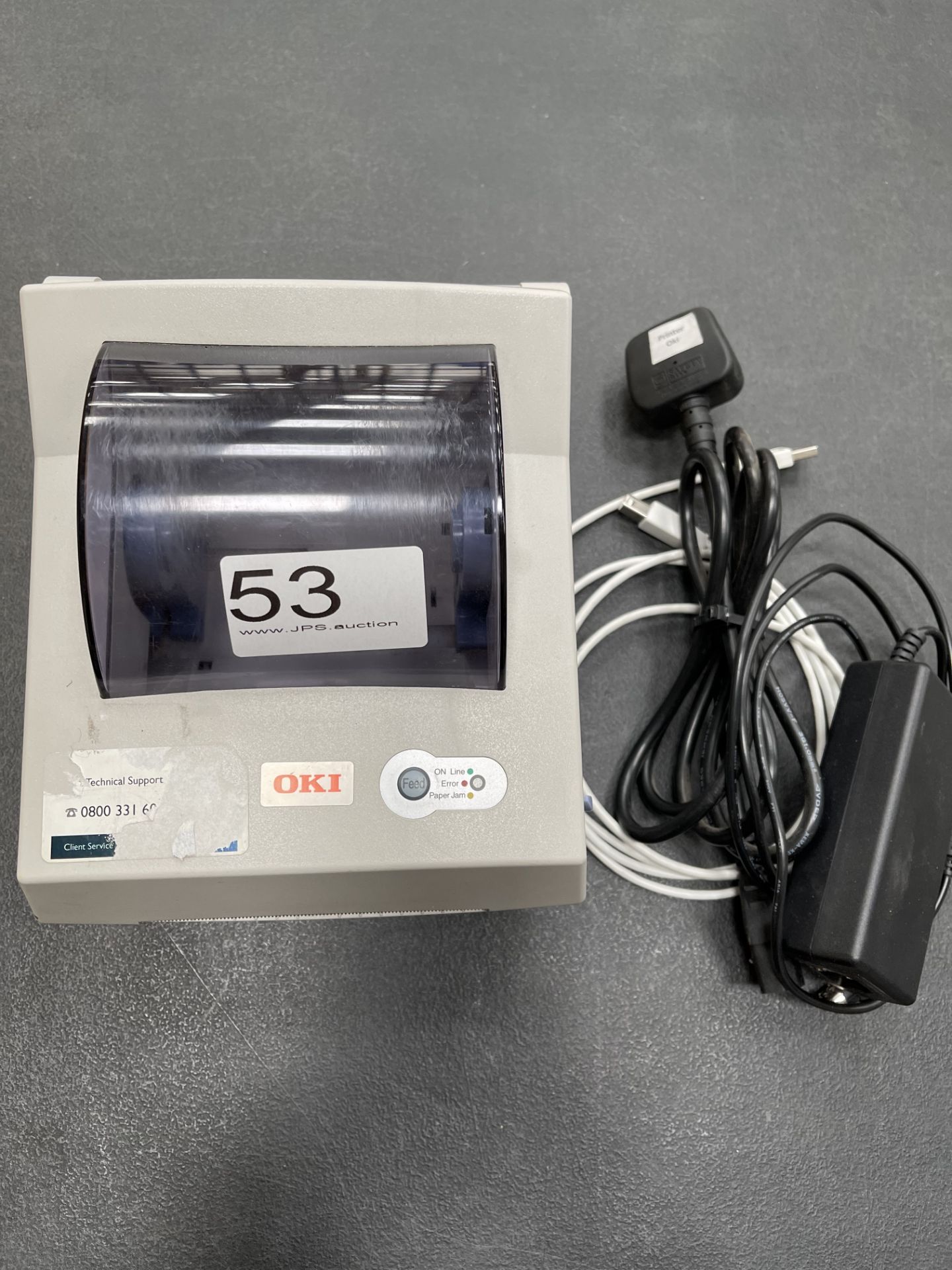 OKI Desktop Barcode/Label Printer w/ Power Lead