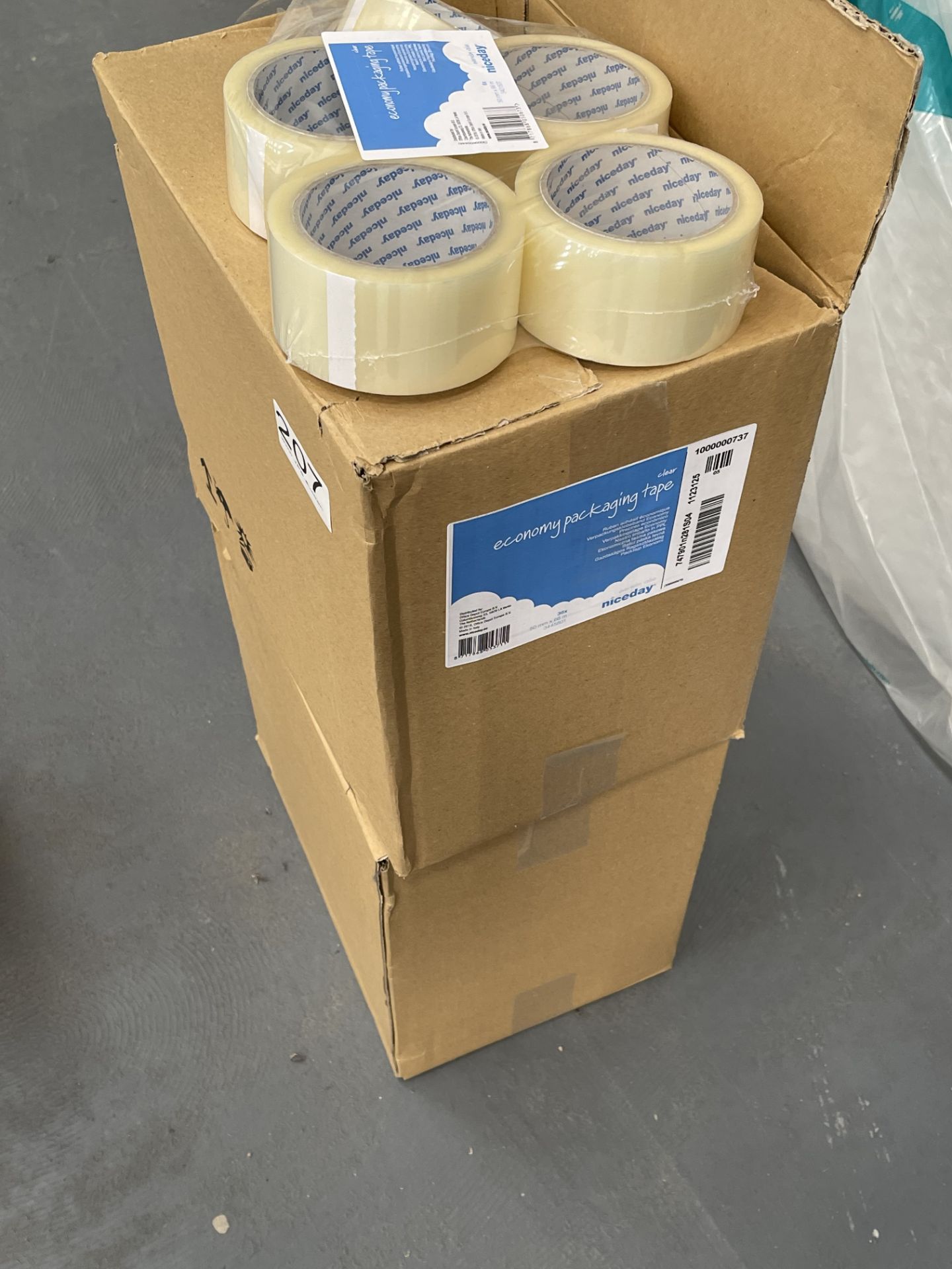 2 x Boxes of Clear Parcel/Packaging Tape - Image 2 of 2